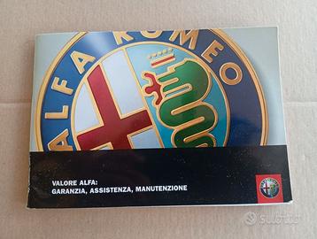 Alfa Romeo MITO GT SPIDER  159 Libretto Tagliandi