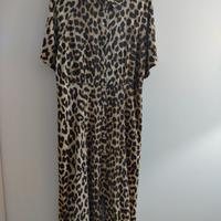 SALDI: Maxi vestito leopardato H&M taglia L