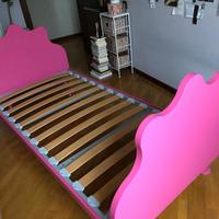Letto singolo fucsia