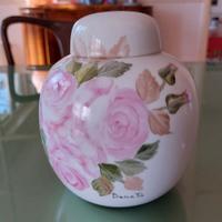 BARATTOLO VASO DI PORCELLANA BIANCA