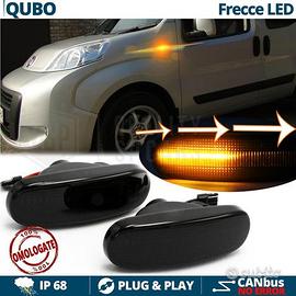 Frecce LED Dinamiche per Fiat QUBO Laterali Nere