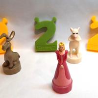 6 personaggi magnetici da collezione Shrek 2 2004