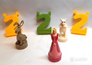 6 personaggi magnetici da collezione Shrek 2 2004