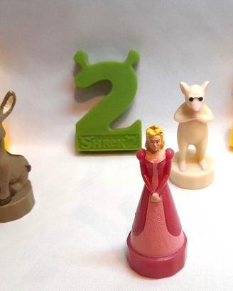 6 personaggi magnetici da collezione Shrek 2 2004