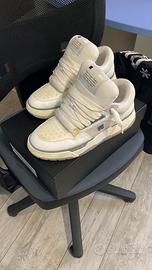 Amiri ma-1 bianche e grigie
