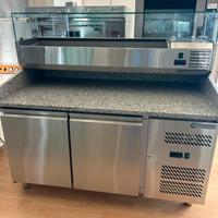 Banco pizza refrigerato + vetrina