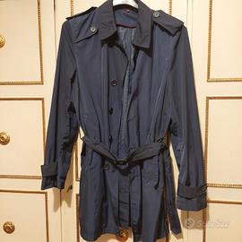 trench uomo blu uniqlo taglia L 