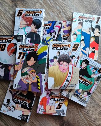 Haikyu Club manga volumi 1-11