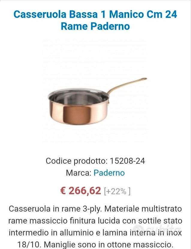 Paderno - Oliera rame 1,5 L