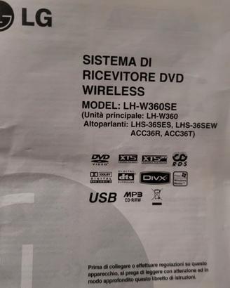 Lg  lettore DVD 5+1 wireless