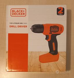 Black & Decker Trapano Avvitatore nuovo Litio