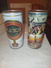 lattine birra vuote anni 90. Faxe da 1 litro