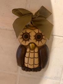 Gufetto portafortuna in ceramica della THUN