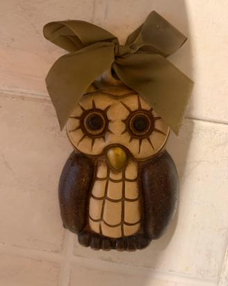 Gufetto portafortuna in ceramica della THUN