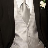 Gilet e cravatta eleganti per matrimonio