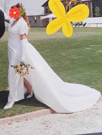 Abito sposa in seta tg44/46