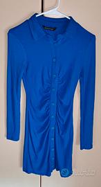 Vestito Blu Stradivarius Tg. S