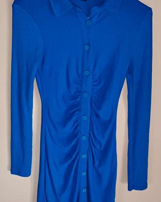Vestito Blu Stradivarius Tg. S