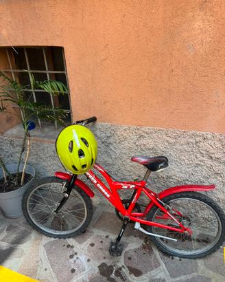 Bici e casco bambino 3-8 anni