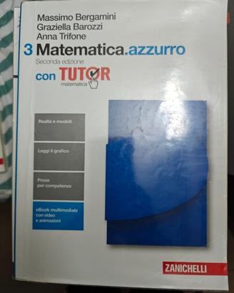 Matematica.azzurro  Sec. Ediz. Vol.3 Con tutor