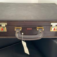 Valigetta 24/48h in pelle marrone