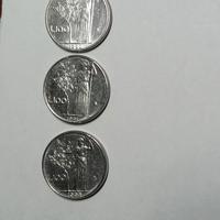 monete mini 100 lire anni 1990 1991 e 1992