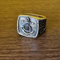 Anello in acciaio inox - taglia US 11