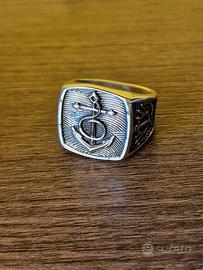 Anello in acciaio inox - taglia US 11