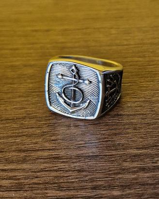 Anello in acciaio inox - taglia US 11