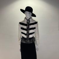 Giacca con pelliccia di agnello