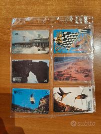 Lotto 6 Schede Telefoniche Vintage Brasil- Rare 