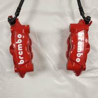 pinze freno Brembo radiali 108 mm monoblocco rosse