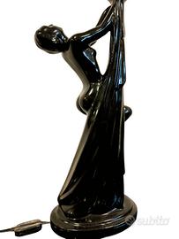 Lampada Art Decò in porcellana primo '900