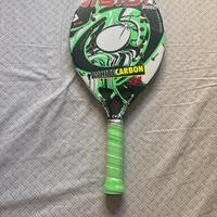 Racchetta beach tennis vision white carbon