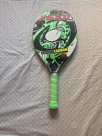 Racchetta beach tennis vision white carbon