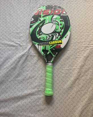 Racchetta beach tennis vision white carbon