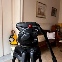 Manfrotto 501HDV + Manfrotto 525MVB