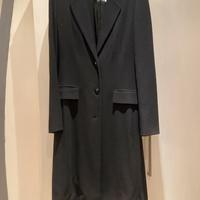 Cappotto lungo nero Salvatore Ferragamo