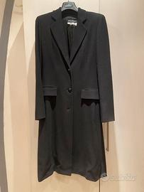 Cappotto lungo nero Salvatore Ferragamo