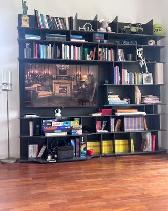 Libreria / Parete TV Wally Cattelan Italia – 2 Mod
