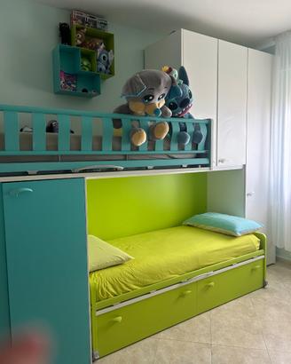 Cameretta bambini/ ragazzi moretti compact