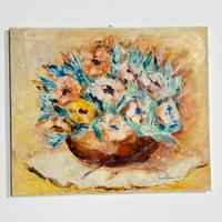 Quadro olio su tela firmato