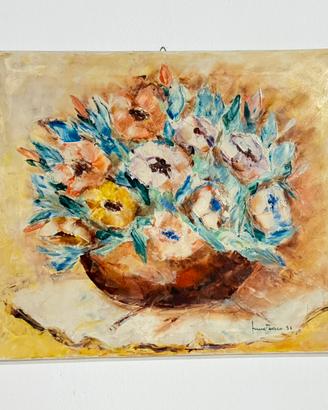 Quadro olio su tela firmato