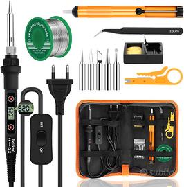 Saldatore a Stagno Kit 80W LCD