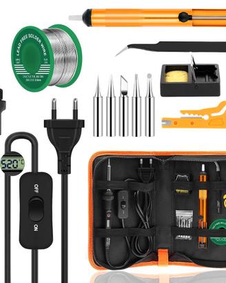 Saldatore a Stagno Kit 80W LCD