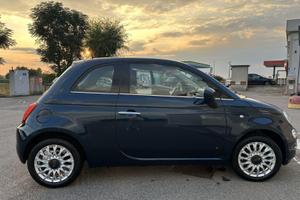 Fiat 500 1.2 Lounge Blu Petrolio