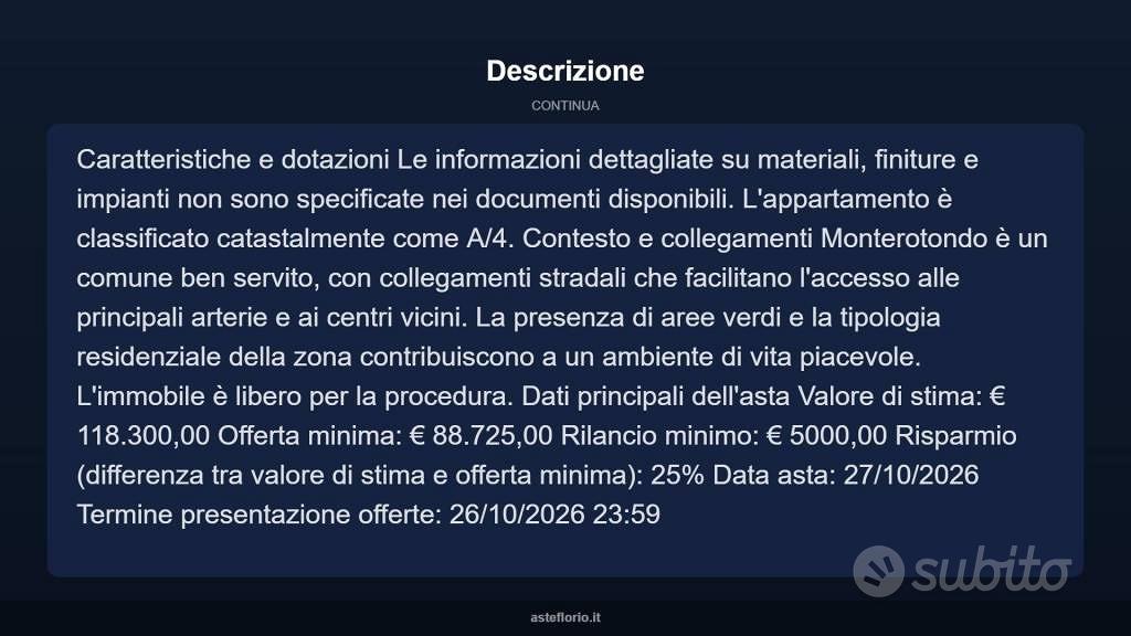 Appartamento – Monterotondo - Vista 4