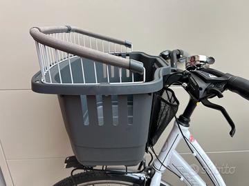 Cestino bici attacco Klick fix trasportino animali