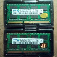 8GB SDRAM (2x4GB) SAMSUNG PC3-10600S 1,5V Notebook