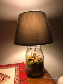 Lampada con terrario